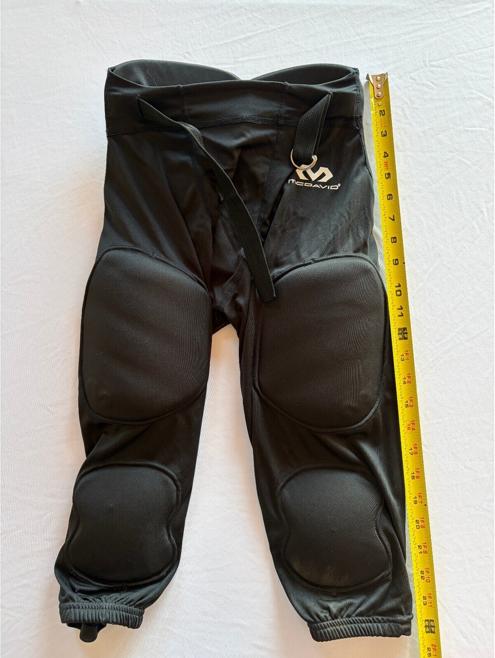 McDavid Youth 7-Pad Integrated Football Pants Black Girdle Approx Medium